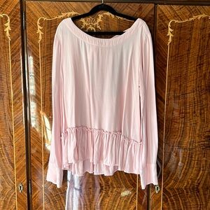 Cloth and Stone Blush Top Open Back XS